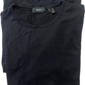 Theory Black Crew Neck shirts bundle